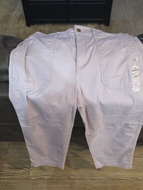 GAP Lavender Girlfriend Khaki Pants
